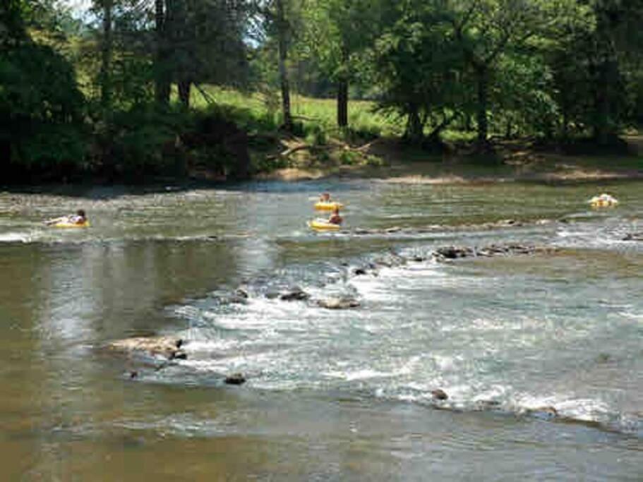 Riverside Relaxer W/Hot Tub+Fire Pit +Wifi & View Franklin Exterior photo